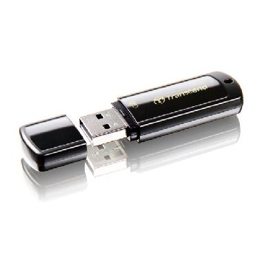 Transcend JetFlash 350 16GB schwarz / Flash Disk / USB 2.0