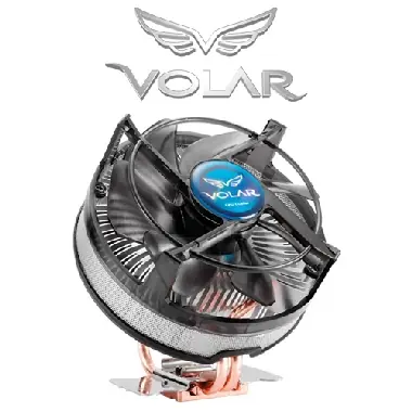 GIGABYTE Volar Prozessorkühler / Universal / 3 Heatpipes / 120-mm-Lüfter / für Intel und AMD / Schwarz