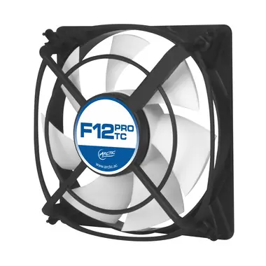 ARCTIC F12 PRO TC / 120 mm / Fluid Dynamic Bearing / 0,3 Sone bei 1300 U/min / 55,8 mh / 3-Pin