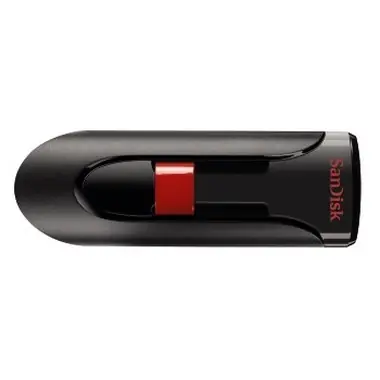 SanDisk Cruzer GLIDE 32 GB / Flash Disk / USB 2.0 / einziehbarer Stecker / schwarz