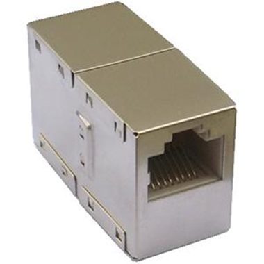 DATACOM -Anschluss 2 x RJ45 (STP) / CAT5E / Silber