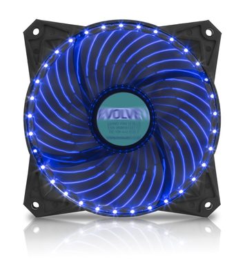 Evolveo -Lüfter 120 mm LED 33 Punkte blau