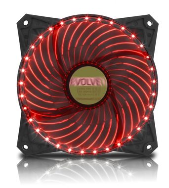 Evolveo -Lüfter 120 mm LED 33 Punkte / rot