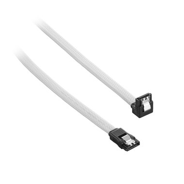CableMod ModMesh rechtwinkliges SATA 3-Kabel 30 cm - weiß