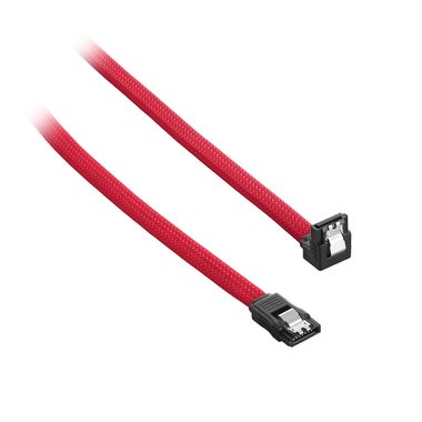 CableMod ModMesh rechtwinkliges SATA 3-Kabel 30 cm - rot