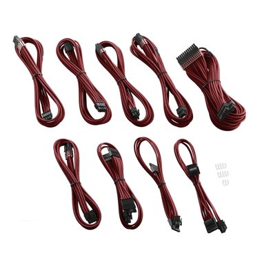 CableMod PRO ModMesh C-Series Kit für Corsair AXi & HXi & RM - Dunkelrot