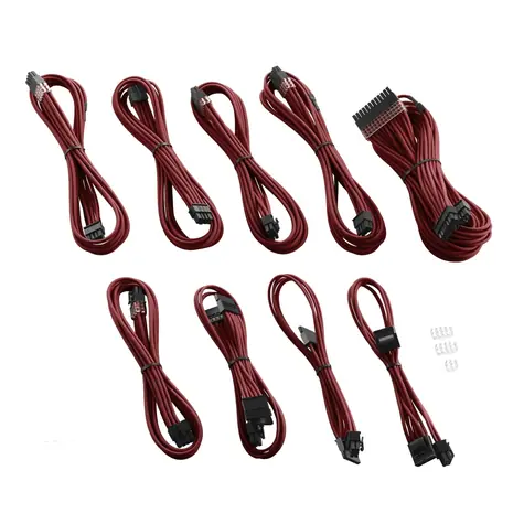 CableMod PRO ModMesh C-Series Kit für Corsair AXi & HXi & RM - Dunkelrot