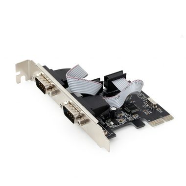 Gembird PCI-Express-Karte mit 2x seriellem RS-232-Anschluss