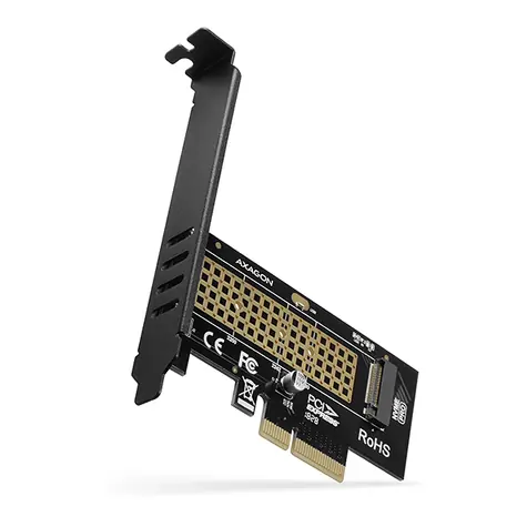 Axagon PCEM2-N, PCIe x4 - M.2 NVMe M-Key-Slot-Adapter 