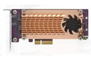 QNAP QM2-2P-244A / Erweiterungskarte für SSD M.2 22110 & 2280 / 2 Steckplätze / TVS-x82 & TS-x77 NAS-Unterstützung