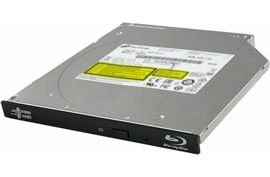 Hitachi-LG BU40N Ultra-Slim schwarz / Blu-ray-Brenner / SATA / Schreiben 2-4-5-6-8-16-24x / Lesen 6-8-24x