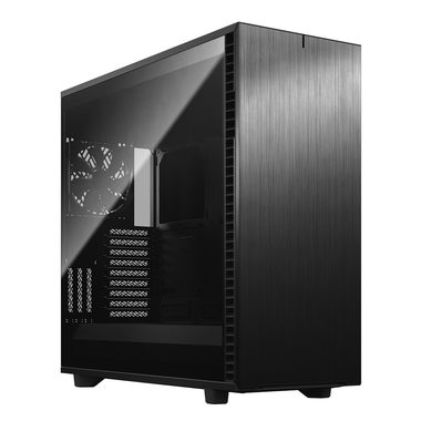 Fractal Design Define 7 XL Black TG Dark Tint schwarz / Gehäuse / ohne Stromquelle / 2x USB 2.0 & 2x 3.0 & 1x USB-C / Seite