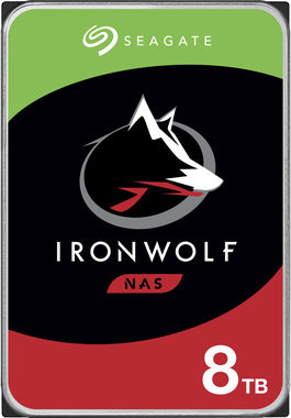 Seagate IronWolf 8 TB / HDD / 3,5" SATA III / 7.200 U/min / 256 MB Cache