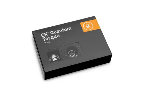 EKWB EK- Quantum Torque 6er-Pack HDC 12 - Nickel / G1|4" auf 12 mm Außendurchmesser / Silber / 6 Stück