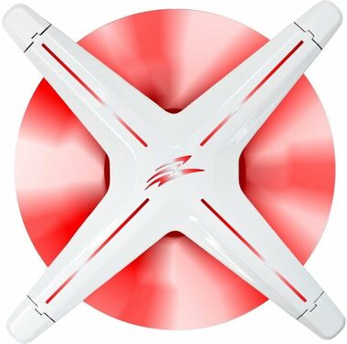 Evolveo Ptero 12CR Lüfter 120mm weiß / PWM / 4pin / rote LED / 12V 