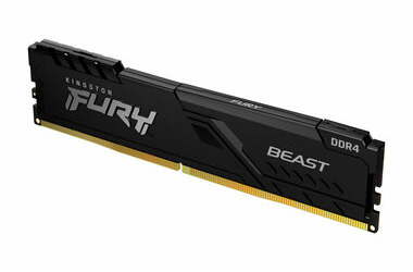 Kingston FURY Beast Schwarz 16 GB (1x 16 GB) DDR4 3200 MHz / CL16 / DIMM / 1,35 V / Nicht-ECC / Nicht registriert / 1Gx8