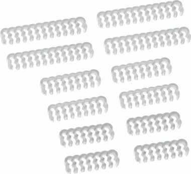 CableMod PRO Bridged Kabelklemmen-Set transparent / 12 Klemmen / 4x24pin / 4x16pin / 4x14pin