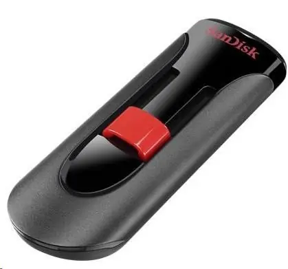 SanDisk Cruzer GLIDE 256 GB schwarz-rot / Flash Disk / USB 2.0 