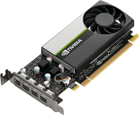 PNY Nvidia Quadro T1000 / Nvidia Quadro T1000 4 GB / 4 GB GDDR6 / PCIe x16 3.0 / 4X Mini DP / 50 W