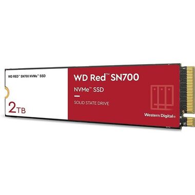 WD RED SN700 2 TB / M.2 2280 / NVMe PCI-E 3.0 x4 / RW: 3400 & 2900 MBit/s / MTTF: 1,75 / 5 Jahre