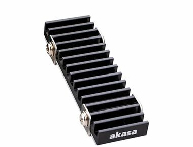 Akasa Gecko Pro / Passivkühler für M.2 SSD / Aluminium