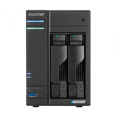 Asustor Lockerstor 2 Gen2-AS6702T / 2x 3,5" SATA / 4X M.2 NVMe / Celeron N5105 2,0GHz / 4GB RAM / 8GB eMMC / 2x 2,5GLAN