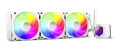 Silverstone Permafrost PF360W-ARGB V2 weiß / 3x 120mm / 35,6 dB @ 2200 U/min / Intel & AMD