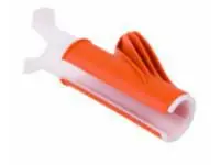 MicroConnect Kabelorganisatornippel 25mm orange
