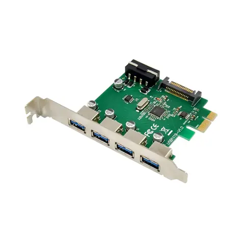 MicroConnect 4X USB3.0 PCIe VL805 / PCIe-Erweiterungskarte / 4X USB3.0