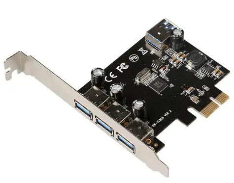 MicroConnect 3+1x USB3.0 PCIe VL805 v2 / PCIe-Erweiterungskarte / 4X USB3.0