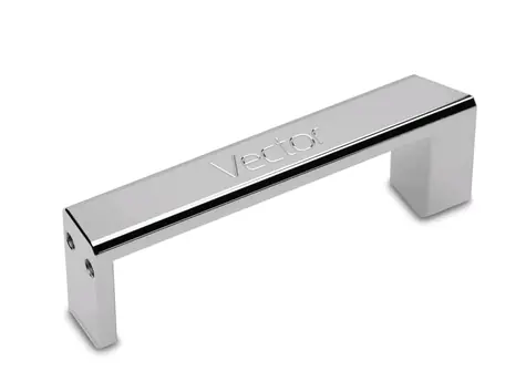 EKWB EK - Quantum Vector-Anschlussabdeckung - Nickel/ästhetische Abdeckung 