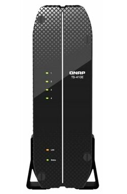 QNAP TS-410E-8G / 4core 2,6GHz / 8GB RAM / 4X 2,5" SATA / 2x 2,5GbE / 4X USB 3.2 / 1x 4K HDMI / ohne Lüfter