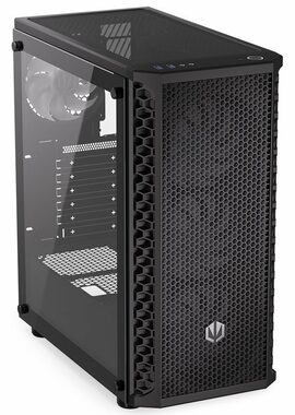 Endorfy Signum 300 ARGB schwarz / Mid-Tower / ATX / 4X 120mm / 2x USB 3.0 / Mesh-Panel / transparentes Seitenteil / ohne Netzteil 