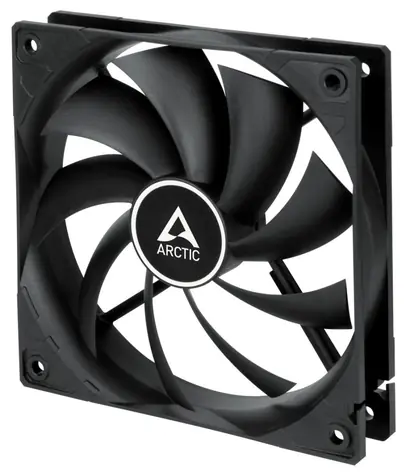 ARCTIC F12 Silent-Lüfter 120 mm schwarz / 120 mm / 0,3 Sone bei 800 U/min / 3-polig
