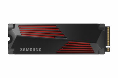 Samsung 990 PRO 1 TB + Kühler / SSD / M.2 NVMe PCI-E 4.0 / R: 7450 MBps / W: 6900 MBps / IOPS: 1200 K & 1550 K / 1,5 MH / 5 Jahre