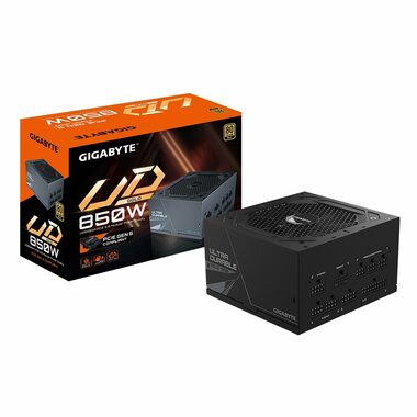 GIGABYTE UD850GM PG5 / 850 W / 120 mm Lüfter / PFC / modular / 80PLUS Gold