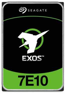 Seagate Exos 7E10 8 TB / Festplatte / 3,5" SATA III / 7.200 U/min / 256 MB Cache / 5 Jahre