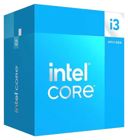 Intel Core i3-14100 bei 3,5 GHz / TB 4,7 GHz / 4C8T / L3 12 MB / UHD Graphics 730 / Raptor Lake Refresh / 110 W