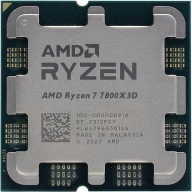 AMD RYZEN 7 7800X3D bei 4,2 GHz - TRAY / Turbo 5,0 GHz / 8C16T / L2 8 MB L3 96 MB / AM5 / Zen 4 / 120 W