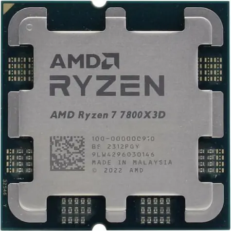AMD RYZEN 7 7800X3D bei 4,2 GHz - TRAY / Turbo 5,0 GHz / 8C16T / L2 8 MB L3 96 MB / AM5 / Zen 4 / 120 W