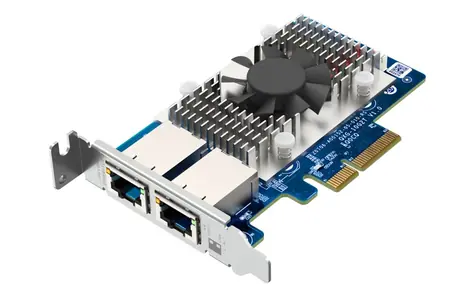 QNAP QXG-10G2T / Erweiterungskarte / PCIe 3.0 x4 / 2x NBASE-T (RJ45)