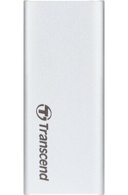 Transcend ESD260C Externe SSD 250 GB Silber / USB-C 3.1 Gen 2 / R: 520 MB / W: 460 MB / 3 Jahre                       