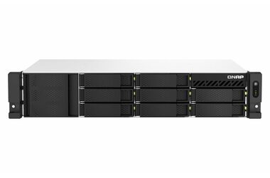 QNAP TS-864eU-RP-8G / 4 Kerne 2,9 GHz / 8 GB RAM / 8xSATA / 2x2,5GbE / 1xPCIe / 1xHDMI