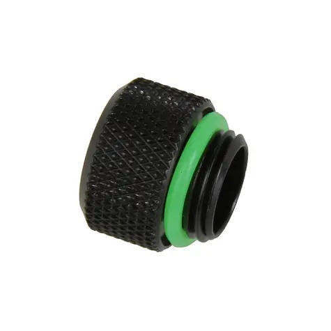 BitsPower Adapter zum Anschluss mehrerer Zellen gerade G1/4" AG an 12mm AD Hardtube schwarz