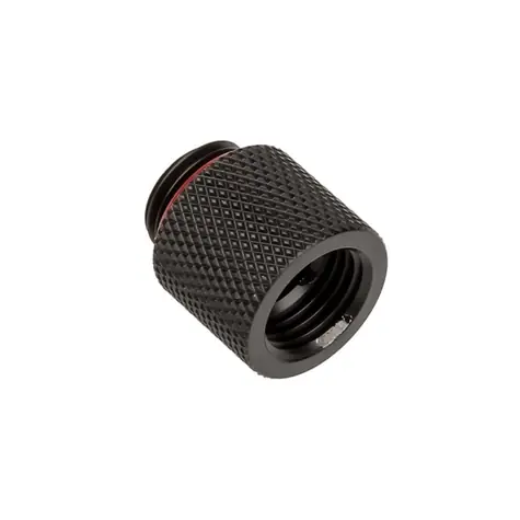 BitsPower G1/4 Zoll Stecker auf G1/4 Zoll Buchse Adapter - 15 mm Mattschwarz