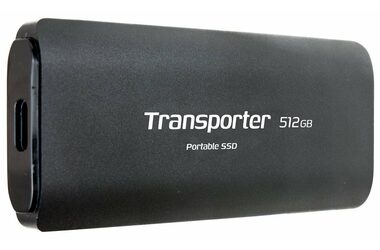 Patriot Transporter 512 GB schwarz / Externe SSD / R: 1000 MB / B: 1000 MB / USB-C 3.2 Gen 2