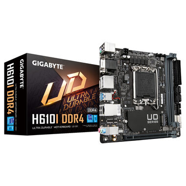 GIGABYTE H610I / H610I / LGA1700 / 2x DDR4 / PCIEx16 / 1x GLAN / mITX