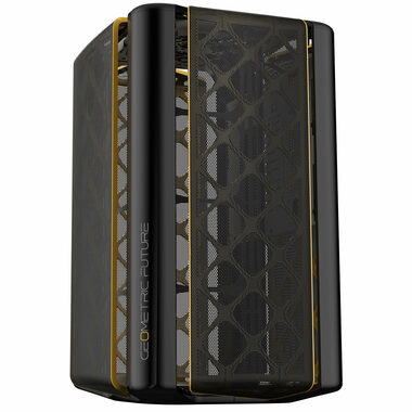 Geometrische Zukunft M2 THE ARK schwarz / m-ATX / 3x USB-A 3.0 / 2x USB-C / ohne Stromquelle