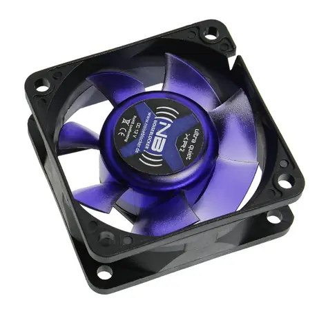 Noiseblocker BlackSilent Fan XR-2 blau / 60 mm / 15 dB bei 2200 U/min / 14,12 CFM / 3-polig