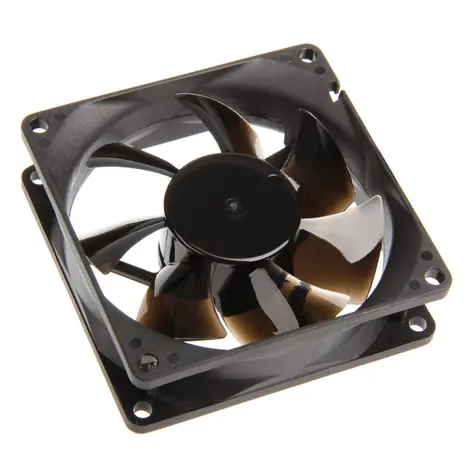 Noiseblocker BlackSilent Pro Fan P-1 schwarz / 80 mm / 15,4 dB bei 1500 U/min / 17,24 CFM / 3-polig